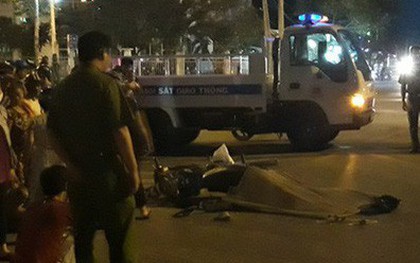 Đi làm về, nữ công nhân trẻ bị xe ben tông chết