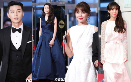 Thảm đỏ Seoul Drama Awards: Park Seo Joon xuất sắc nhưng thiếu Park Min Young, Sooyoung đọ sắc chị đại Lee Bo Young