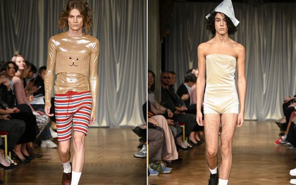 Nếu chưa từng thấy đàn ông mặc áo vảy cá, jumpsuit xuyên thấu hay croptop... thì hẳn là bạn chưa xem BST mới nhất của Lazoschmidl