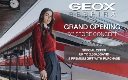 Tưng bừng khai trương cửa hàng Geox X-Store thứ 2 tại Vincom Center Quận 1