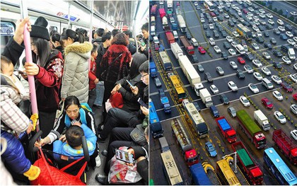 Trung Quốc: Những hình ảnh khiến nhiều người ngao ngán khi ra đường vào dịp năm mới