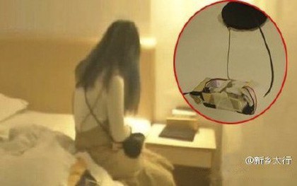 Vào nhà nghỉ qua đêm, cặp tình nhân không thể ngờ lại tìm thấy máy quay lén trên trần nhà