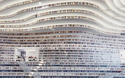 Lạc lối trong thư viện rộng mênh mông, được đánh giá "đẹp nhất Trung Quốc" với 1,2 triệu cuốn sách