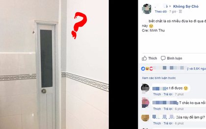 Cánh cửa chỉ dành cho người gầy gây hoang mang nhất MXH ngày hôm nay