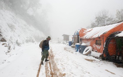 Thực hư thông tin vùng núi cao Nghệ An có tuyết rơi dày, nhiệt độ xuống dưới 0 độ C