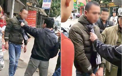 Clip gây xôn xao: Nam thanh niên đi đường, tiện tay xách trộm chiếc chăn về chống rét, bị chủ nhà bắt quả tang, đánh sấp mặt