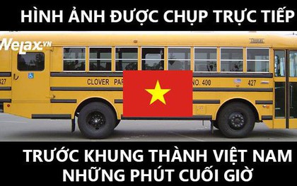 Ảnh chế: U23 Việt Nam dựng xe buýt để làm nên lịch sử