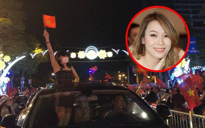 Giữ đúng lời hứa với fan, Mỹ Tâm xuống đường “đi bão” ăn mừng chiến thắng của U23 Việt Nam