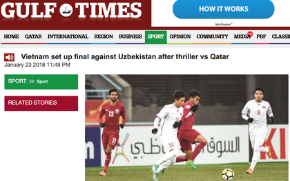 Báo Qatar: "Bùi Tiến Dũng là người hùng, HLV Park Hang Seo đa mưu túc kế"