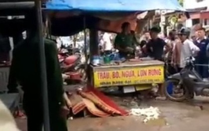 Vụ người phụ nữ bị bắn, đâm chết giữa chợ: Nhân chứng hốt hoảng khi kể lại sự việc
