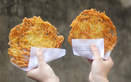 Hàng bánh khoai tăm chỉ có 1 ở Hà Nội, đố ai tìm được hàng thứ 2