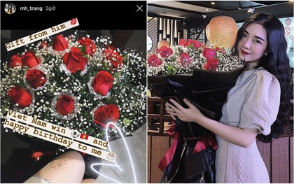 Giữa bão chiến thắng, Hà Đức Chinh vẫn không quên gửi hoa tặng sinh nhật bạn gái