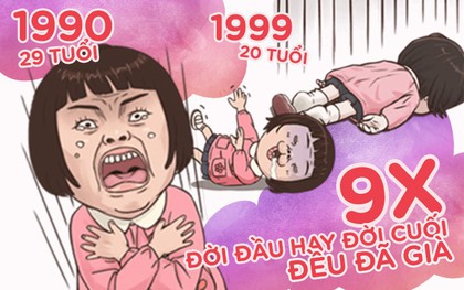 Khi 9X đời đầu và 9X đời cuối đều có một nỗi lo xoay quanh 4 chữ: Chúng ta đã già!