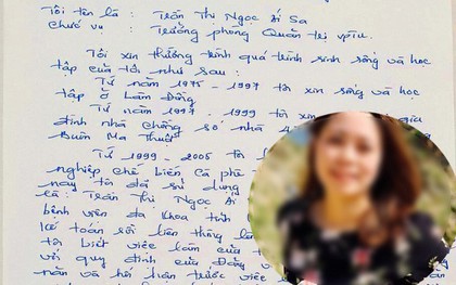 Bản viết tay đầy lỗi chính tả của nữ Trưởng phòng mượn tên để thăng tiến
