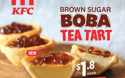 Bánh tart trứng huyền thoại của KFC đã trở lại, lợi hại gấp đôi với nhân… trân châu đường đen?