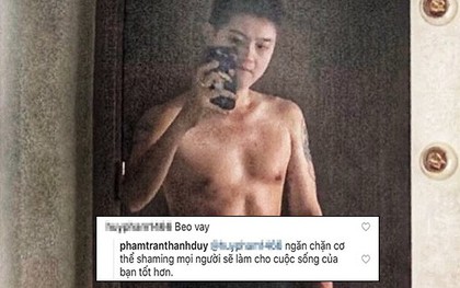 Bị cư dân mạng body shaming, Thanh Duy nhận hết lời khen ngợi bởi màn đáp trả cực khôn khéo