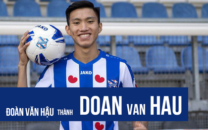 Hài hước: Trang chủ SC Heerenveen viết nhầm tên đệm của Văn Hậu theo tiếng Hà Lan