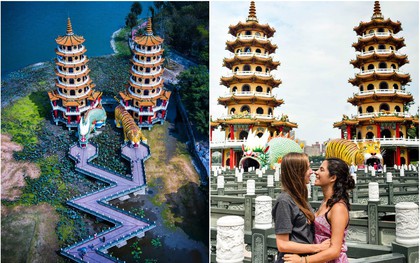 Ra đây mà xem ngôi chùa “rồng bay hổ múa” có thật ở Đài Loan, nhìn hình check-in trên Instagram mà choáng ngợp