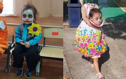 "Đặc sản" Halloween chính là những màn hóa trang Vô Diện, Joker, Valak,... phiên bản nhí cute hết nấc!