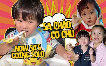 Hoá ra bé Sa - idol nhí hot nhất hiện nay cũng sở hữu 1 channel Youtube 150k người theo dõi, review ăn uống chuyện nghiệp chẳng kém mẹ