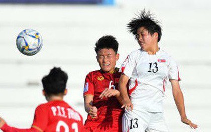 VCK U19 nữ châu Á 2019: Việt Nam nỗ lực đáng khen nhưng CHDCND Triều Tiên quá mạnh