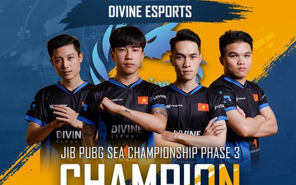 Vừa vô địch giải PUBG Đông Nam Á lại rinh thêm cúp mới: Divine Esports đích thị là "ông vua" PUBG của khu vực!
