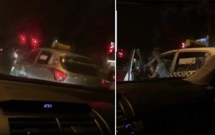 Tài xế taxi Thanh Nga hung hăng đòi đốt xe người dừng đèn đỏ