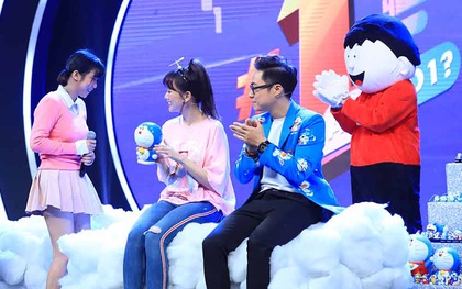 Trường Giang phấn khích trước "bầu trời Doraemon" trong màn trình diễn của "thánh nữ Kimochi"