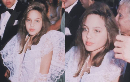Choáng với nhan sắc "Tiên hắc ám" Angelina Jolie hồi 11 tuổi: Vẫn biết là đẹp nhưng ai ngờ đẹp đến mức này?