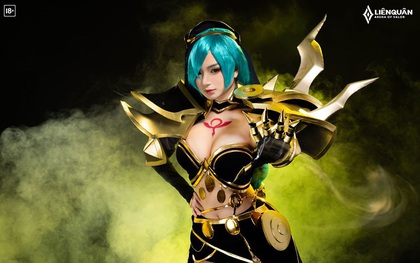 Liên Quân Mobile: Nghẹt thở với bộ ảnh cosplay "bức tử vòng 1" của skin mới Mina Lưỡi Hái Hoàng Kim