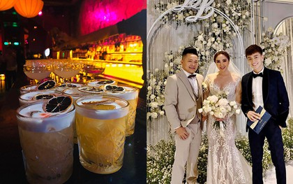 Tiệc after wedding "tới bến" như vợ chồng Bảo Thy: bao trọn cả cái lounge, tối về để nguyên vest chú rể và búi tóc cô dâu đi ngủ