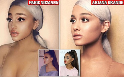 Bản sao Ariana Grande bị fan hâm mộ "ném đá" vì thích trang điểm, bắt chước theo phong cách ăn mặc của nữ ca sĩ nổi tiếng