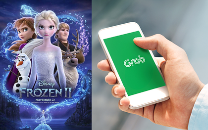 Độ lầy chất chơi của các chú Grab: Hết lắp sừng tuần lộc, giờ lại update phong cách "Frozen 2"