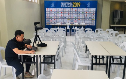 Sự thật về phòng họp báo được ví như "nhà hoang trong phim kinh dị" tại SEA Games 2019