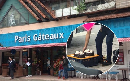 Khách hàng phát hoảng khi bánh ngọt tiệm Paris Gateaux bị nhân viên đặt thẳng xuống vỉa hè, đại diện thương hiệu lên tiếng