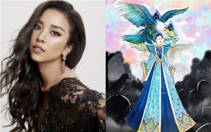 Á hậu Thúy An mang cả đại bàng lớn đang sải cánh vào Quốc phục chinh chiến Miss Intercontinental 2019