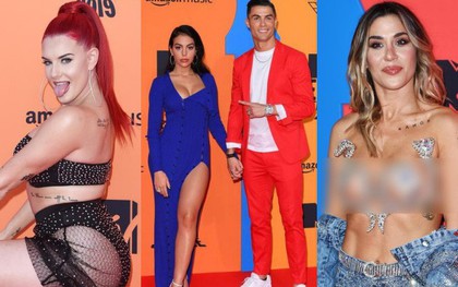 Thảm đỏ MTV EMAs 2019: Ronaldo và bạn gái nổi bần bật, loạt mỹ nhân hở bạo nóng mắt, mặc như không