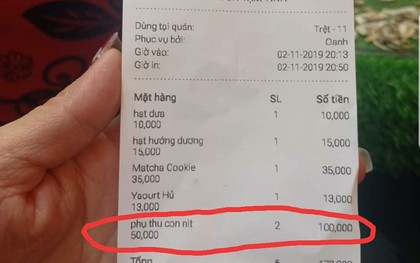 Thực hư quán cà phê "phụ thu con nít" 50.000 đồng