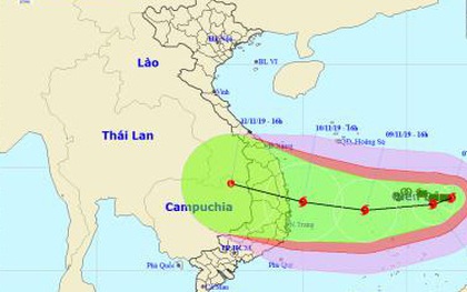 Bão số 6 Nakri giật cấp 14 bất ngờ chuyển hướng nhắm thẳng vào đất liền Việt Nam