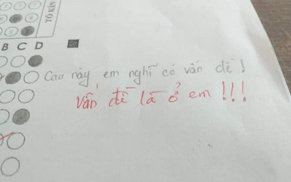 Thấy bài kiểm tra có vấn đề, nam sinh "bật" lại ai ngờ bị thầy giáo phản dame, đành ngậm ngùi ôm mặt