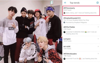 Hashtag “Tiệc mừng BTS toang rồi” bất ngờ leo lên top 1 thịnh hành thế giới, chuyện gì thế này?