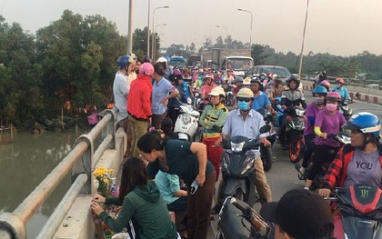 Phát hiện thi thể 2 bố con dưới sông Hồng đoạn qua cầu Ngọc Tháp