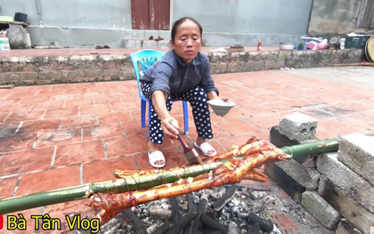 Nướng chân đà điểu nhưng cứ gọi lệch sang chân gà, Bà Tân Vlog lại tiếp tục thêm vào "từ điển" của mình những tên món thật khác biệt