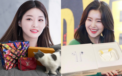 Sướng đến khóc thét như ekip của Chungha và Irene (Red Velvet): Người sốc vì túi ví quá đắt tiền, người khóc vì airpod hàng fake!