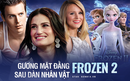 Hé lộ gương mặt đằng sau dàn công chúa, người tuyết ''Frozen 2'': Toàn minh tinh đẹp muốn mê, Elsa và Olaf gây choáng