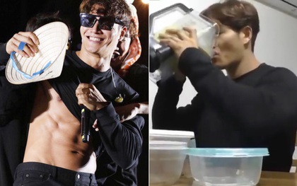 Bí quyết cho body cực phẩm của Kim Jong Kook lại là một món không hề dễ nuốt: sinh tố ức gà