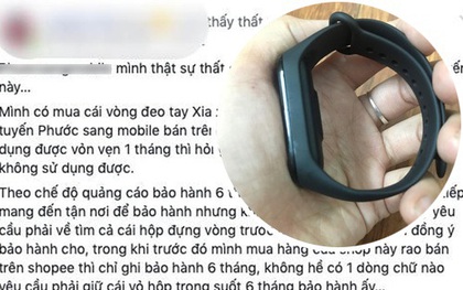 Hà Nội: Khách hàng bức xúc vì shop yêu cầu “tìm lại vỏ hộp” khi đi bảo hành vòng đeo tay thông minh bị lỗi