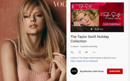 Chả mấy khi Taylor Swift ra nhạc Giáng Sinh, Big Machine lập tức có hành động "dội gáo nước lạnh" nối dài drama