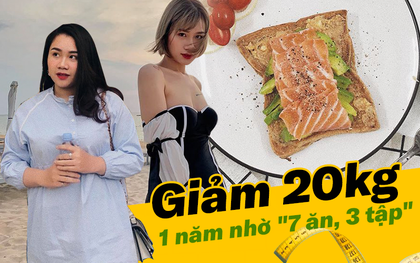 Từng bị chê bai là "con mập", cô gái Hà Nội giảm gần 20kg chỉ sau một năm nhờ "7 ăn, 3 tập"