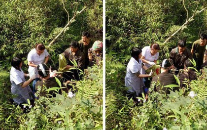 Bác sỹ kể giây phút đỡ đẻ cho sản phụ dưới vách núi sâu 10 mét